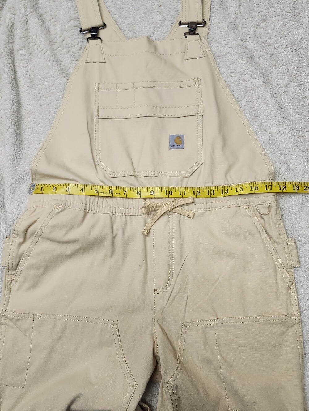 • Carhartt Women's FORCE RIPSTOP SHORTALL - Fast Dry Wicks Sweat Multi Pockets - Picture 9 of 13